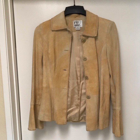 Vakko Sport Suede Jacket - Picture 1 of 6